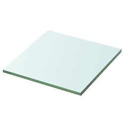 Foto van Vidaxl wandschap transparant 30x30 cm glas