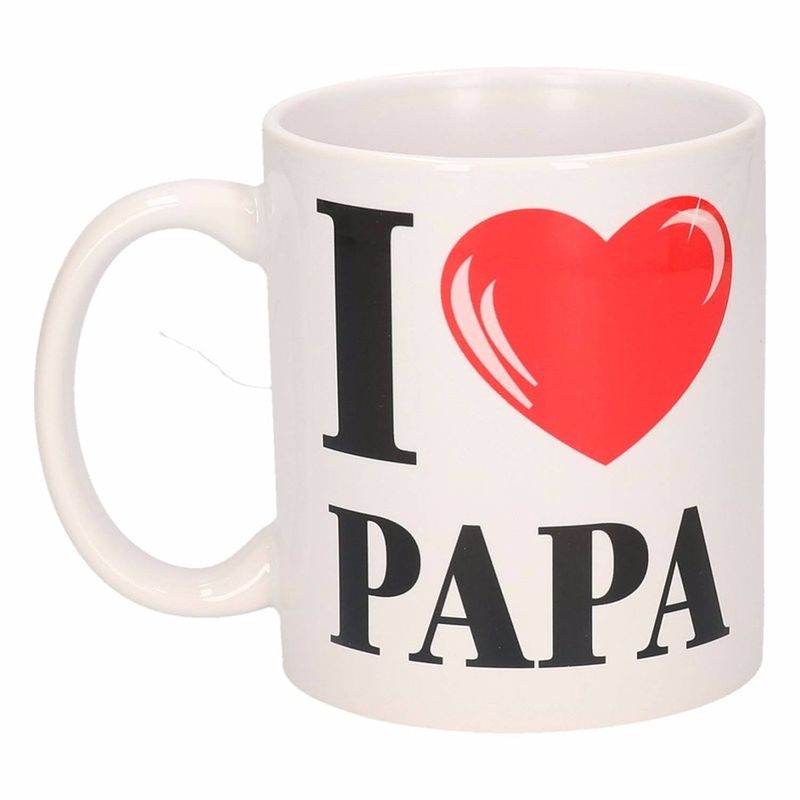 Foto van I love papa beker / mok 300 ml