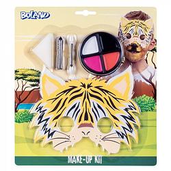 Foto van Boland make-up kit tijgertje junior karton geel 4-delig