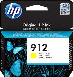 Foto van Hp 912 cartridge yellow inkt geel