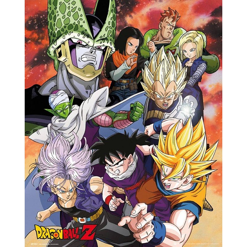 Foto van Gbeye dragon ball z cell saga poster 40x50cm