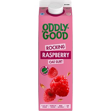 Foto van Oddlygood® gurt raspberry 1kg bij jumbo