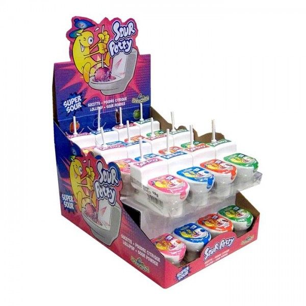 Foto van Snoep sour potty 1 lolly