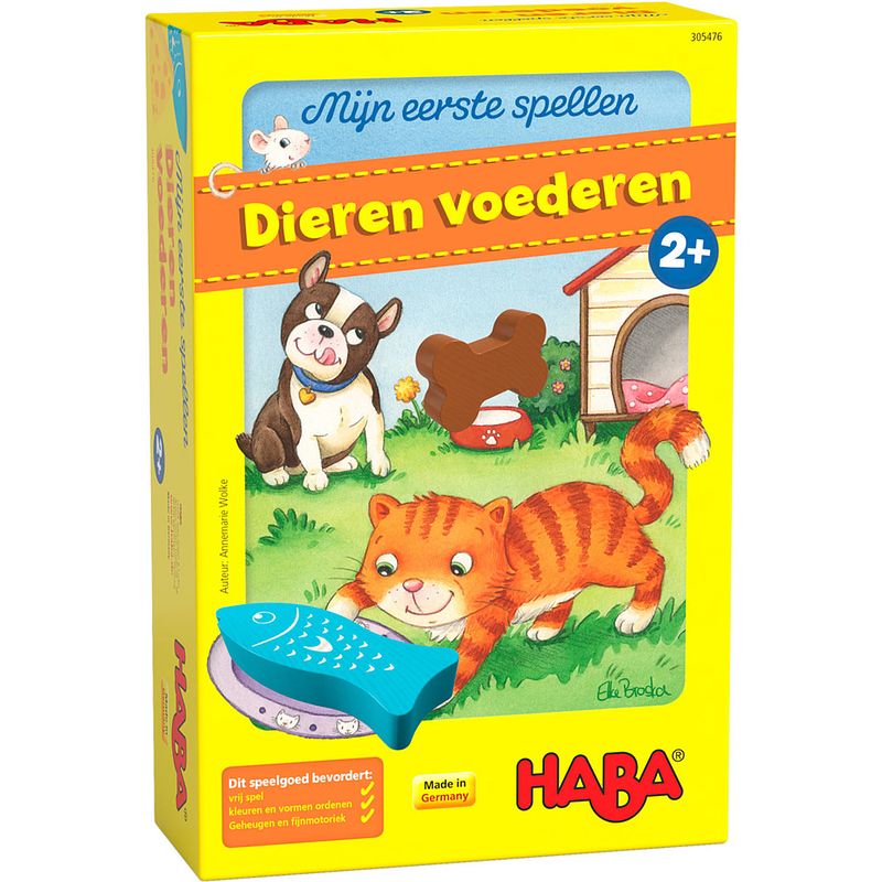 Foto van Haba leerspel dieren voederen junior 20-delig (nl)