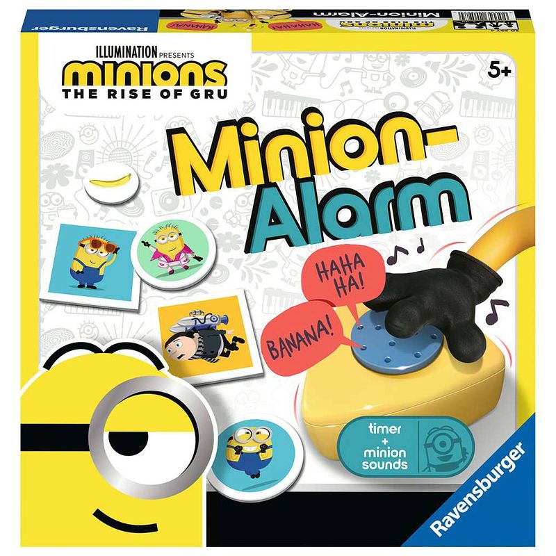 Foto van Ravensburger kinderspellen minion alarm