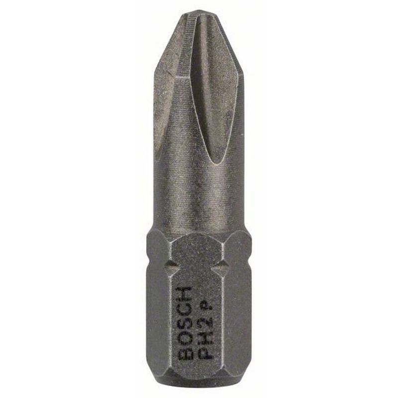 Foto van Bosch accessories 2607001513 kruis-bit ph 2 extra hard c 6.3 25 stuk(s)