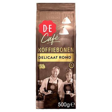 Foto van Douwe egberts d.e cafe delicaat rond koffiebonen 500g bij jumbo