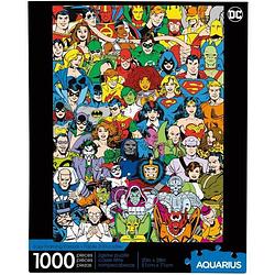 Foto van Aquarius puzzel 1000 stukjes dc comics retro cast - 65378