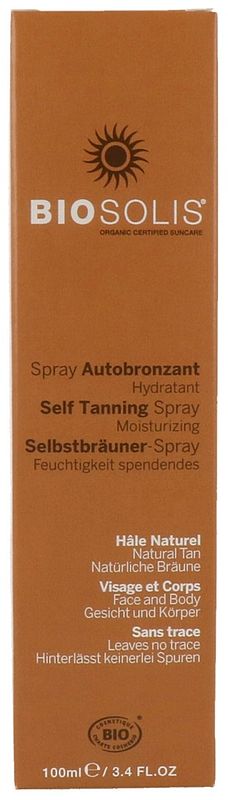 Foto van Biosolis self tanning spray