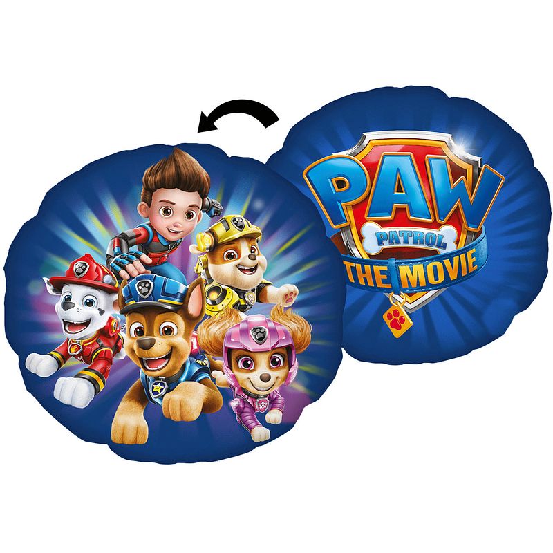 Foto van Paw patrol sierkussen - ø 38 cm - polyester