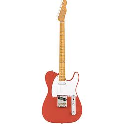 Foto van Fender vintera 50s telecaster fiesta red mn met gigbag