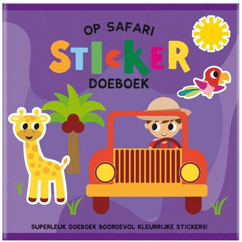 Foto van Op safari sticker doeboek - (set van 4)