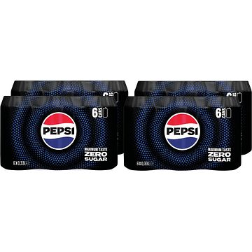 Foto van Pepsi zero sugar 4 x 6 x 330ml bij jumbo