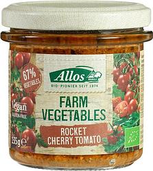 Foto van Allos groentepread rucola cherry tomaat