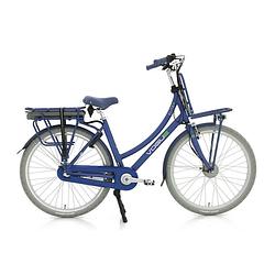 Foto van Vogue elektrische transportfiets elite 28 inch 57 cm dames 3v rollerbrake blauw