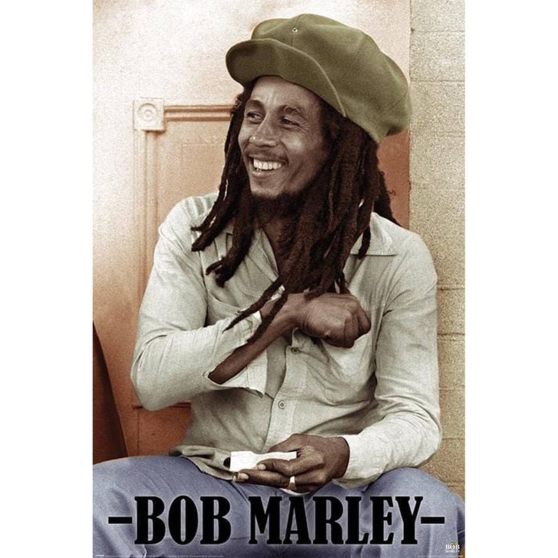 Foto van Pyramid bob marley rolling papers poster 61x91,5cm