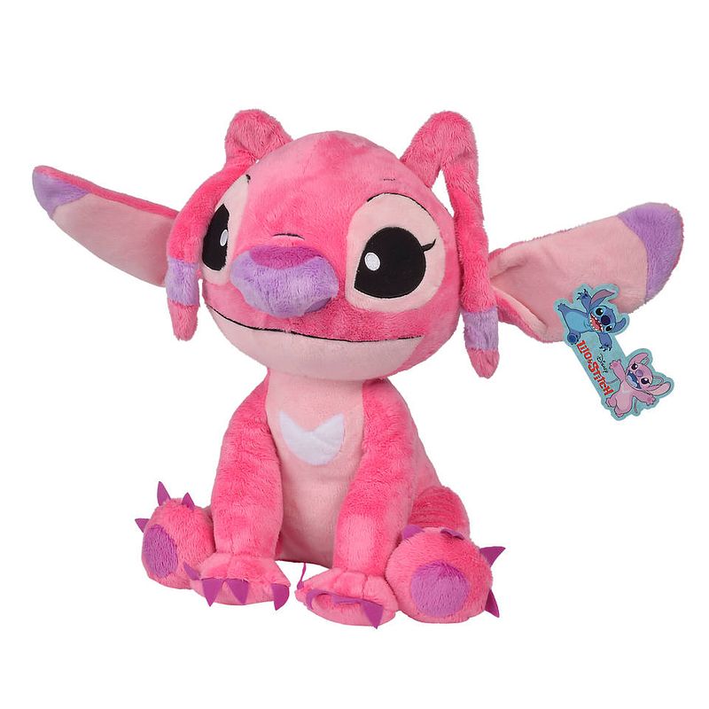 Foto van Disney lilo & stitch stitch knuffel angel - 50 cm