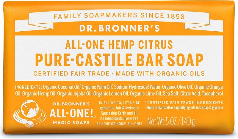 Foto van Dr. bronner zeep citrus