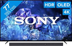 Foto van Sony bravia oled xr-77a80k (2022) + soundbar