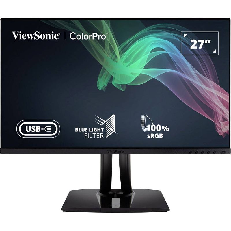 Foto van Viewsonic vp2756-2k led-monitor 68.6 cm (27 inch) energielabel e (a - g) 2560 x 1440 pixel qhd 5 ms hdmi, usb, usb-a, usb-c®, displayport ah-ips led