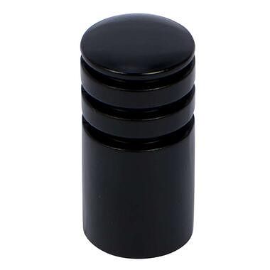 Foto van 2 knoppen cylinder ø16mm - zwart - leen bakker