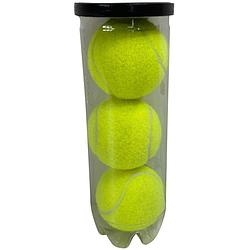 Foto van Tennisballen in koker - 3x - geel - tennisballen