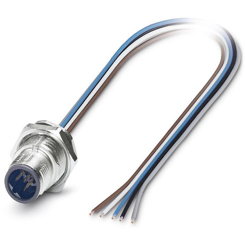 Foto van Phoenix contact 1543663 sensor/actuator steekconnector m12 aantal polen: 5 stekker, inbouw 0.50 m 1 stuk(s)