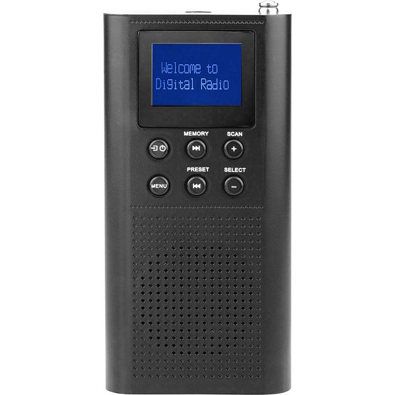 Foto van Roadstar tra-70 zakradio dab+, vhf (fm) dab+, fm zwart