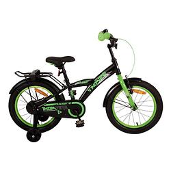 Foto van Volare thombike kinderfiets - jongens - 16 inch - zwart groen