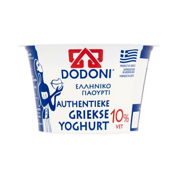 Foto van Dodoni authentieke griekse yoghurt 10% vet 170g bij jumbo