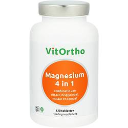 Foto van Vitortho magnesium 4 in 1 tabletten