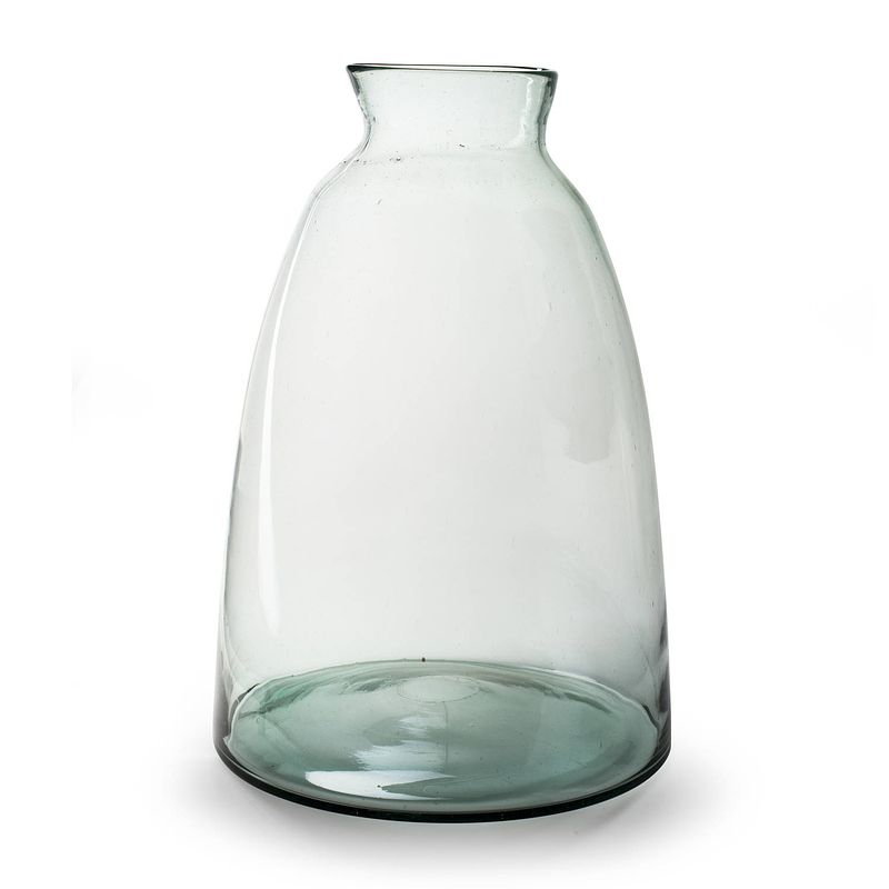 Foto van Bloemenvaas - eco glas transparant - h55 x d38 cm - vazen