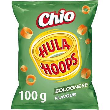 Foto van Chio hula hoops bolognese flavour aardappelsnack 100g bij jumbo