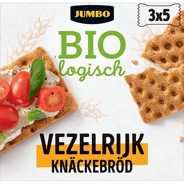 Foto van Jumbo biologisch vezelrijk knackebrod 3 x 5 stuks