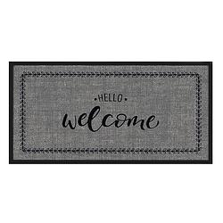 Foto van Md entree - schoonloopmat - emotion xs - hello welcome - 40 x 80 cm