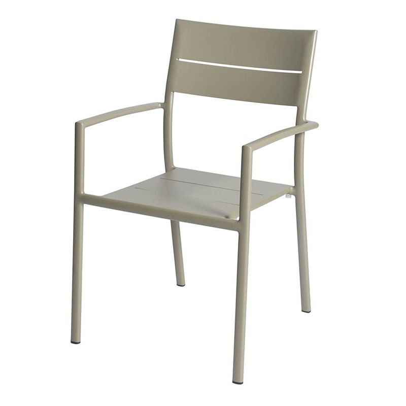 Foto van Grace stacking chair alu pearl grey