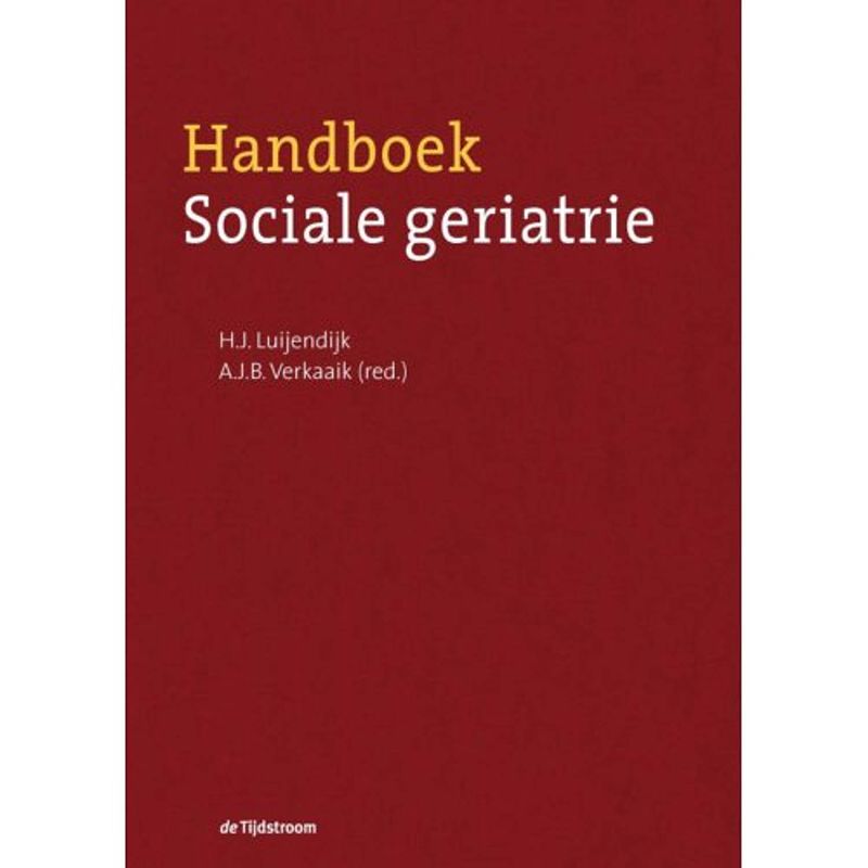 Foto van Handboek sociale geriatrie