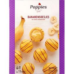 Foto van Poppies bananensoesjes met romige bananencreme 240g bij jumbo
