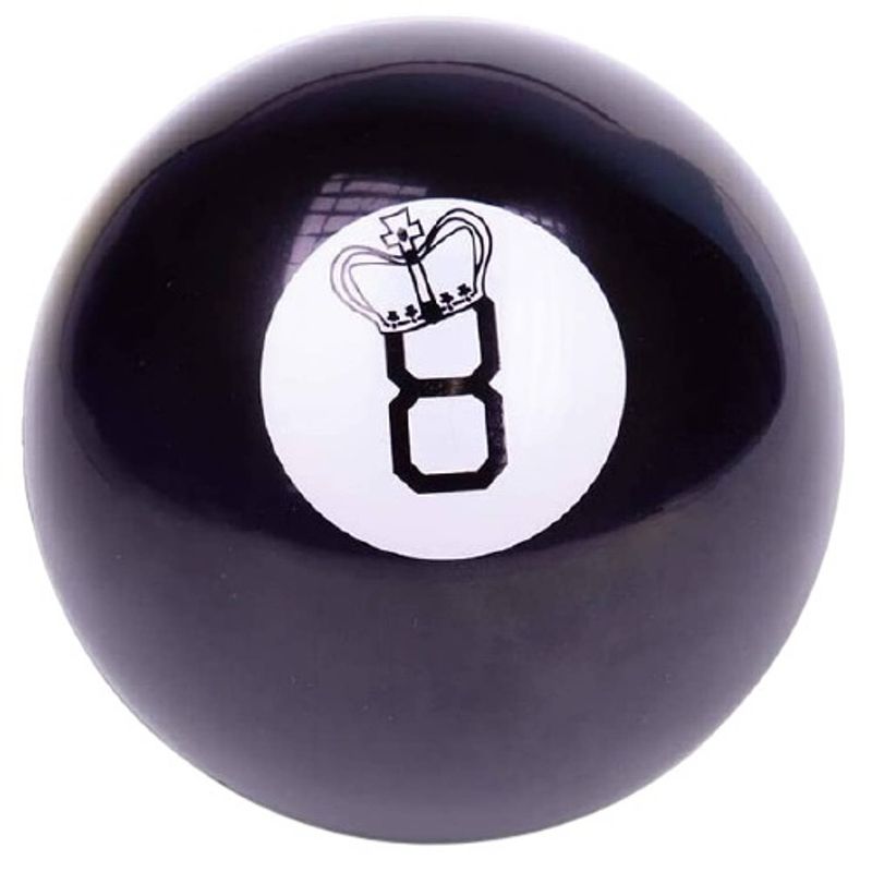 Foto van Fizz creations drankspel almighty 8-ball 13 cm zwart