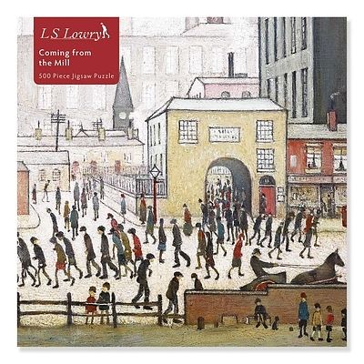 Foto van Adult jigsaw puzzle l.s. lowry: coming from the mill (500 pieces) - puzzel;puzzel (9781839644313)