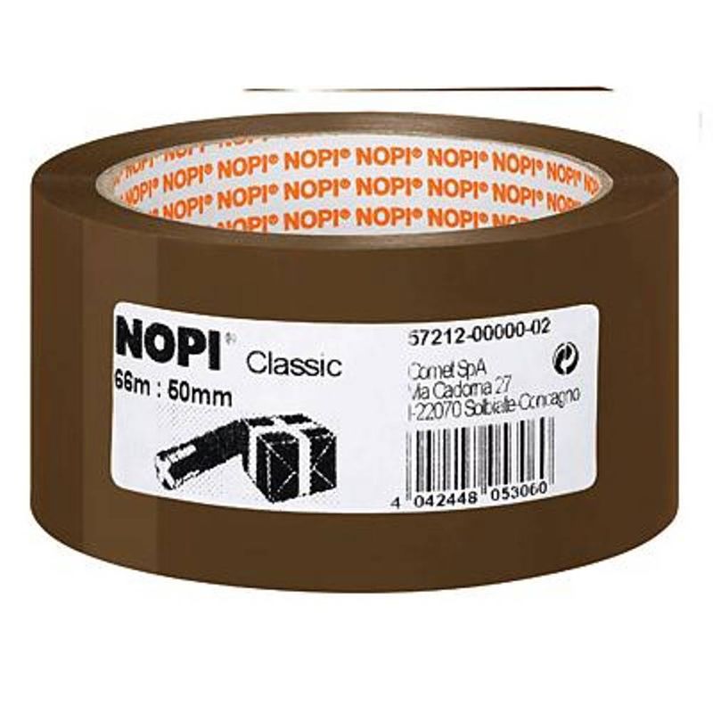 Foto van Nopi universal 57212-00000-04 pakband bruin (l x b) 66 m x 50 mm 1 stuk(s)