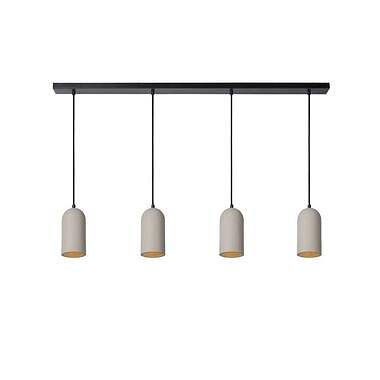 Foto van Lucide hanglamp gipsy - taupe - leen bakker