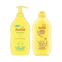 Foto van Zwitsal combinatieset: shampoo anti-prik + badschuim