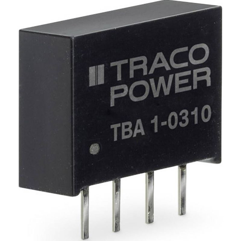 Foto van Tracopower tba 1 dc/dc-converter, print 65 ma 1 w aantal uitgangen: 1 x