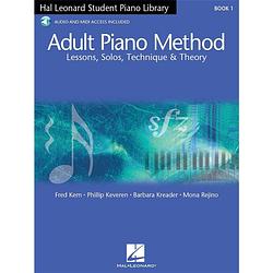 Foto van Hal leonard adult piano method - book 1 us version lessons, solos, technique and theory