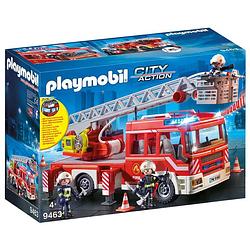 Foto van Playmobil city action brandweer ladderwagen 9463