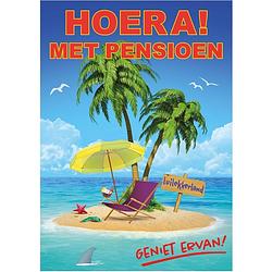 Foto van Hoera met pensioen poster 42 x 59 cm - feestposters