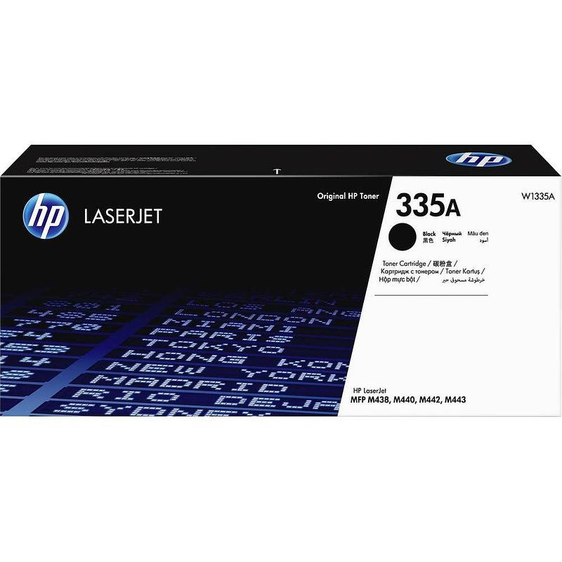 Foto van Hp 335a w1335a toner single zwart 7400 bladzijden origineel toner