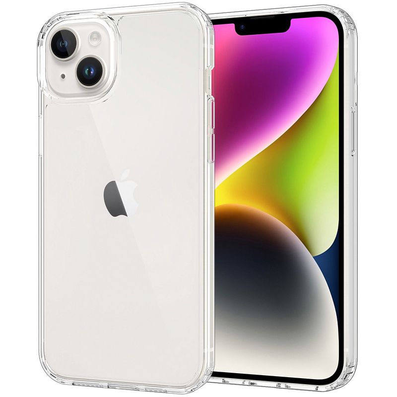 Foto van Accezz xtreme impact backcover iphone 15 plus telefoonhoesje transparant