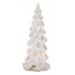 Foto van Peha kerstboom led 11 x 25 cm glas transparant/wit